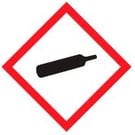 Gevaarsymbool gassen onder druk
