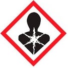 Gevaarsymbool gezondheidsgevaarlijk lange termijn